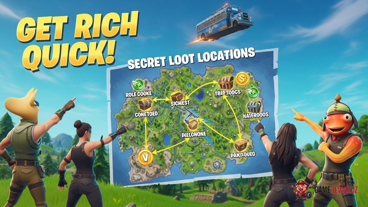 Fortnite: Secret Loot Locations - Get Rich Quick!